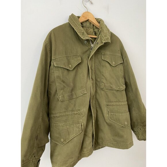 Vintage Field Jacket Coat Mens Med Short (Est.) US Military Vietnam War Era - Picture 3 of 16